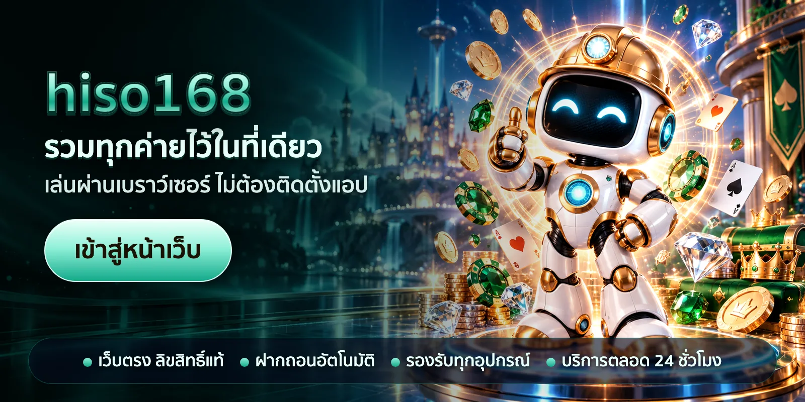ภาพหัวเรื่องของ hiso168 ชุดที่ 2 — รวมทุกค่ายไว้ในที่เดียว